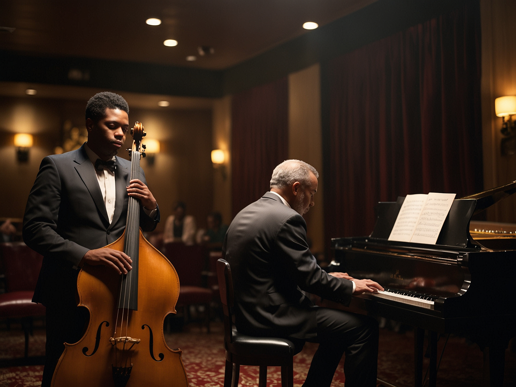 Jazz trio performing at Kulosaaren